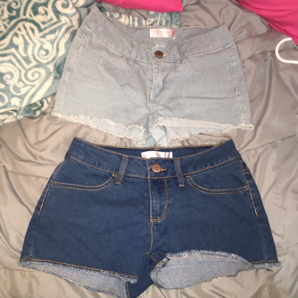 denim shorts